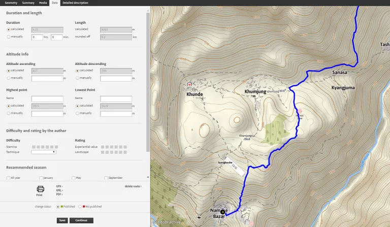 GPS software a portály pro orientaci a navigaci v terénu