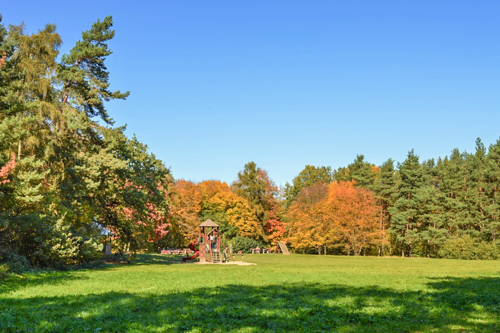 Hostivařský forest park Praha