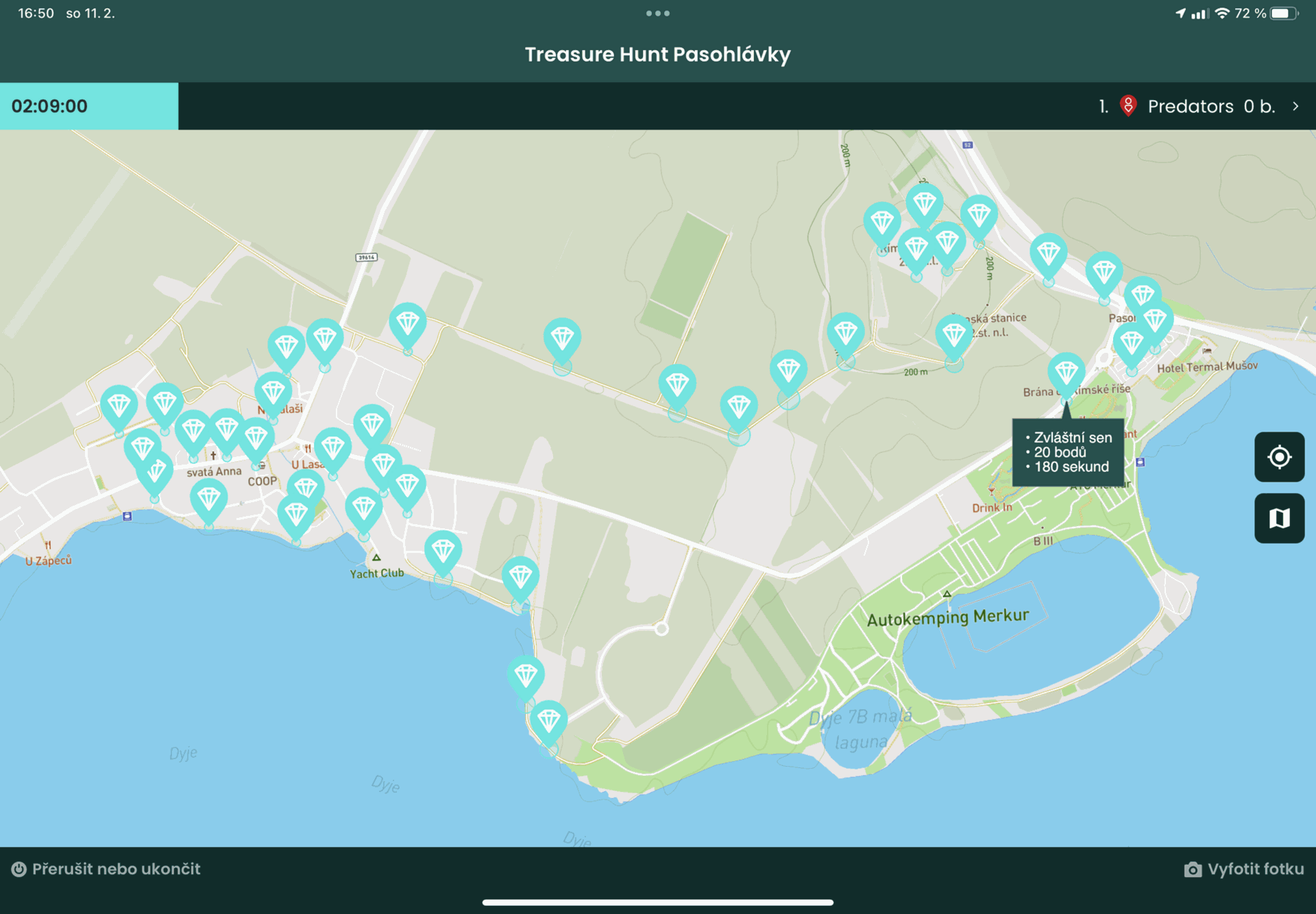Treasure Hunt Pasohlávky – teambuildingová akce pod Pálavou