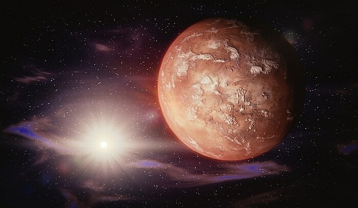 Mars: Červená perla ve tmě
