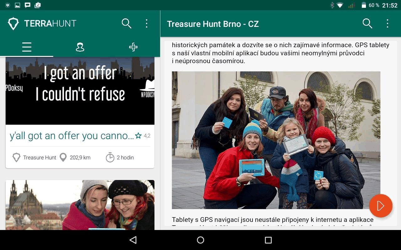 TerraHunt pro Erasmus Student Network CZ